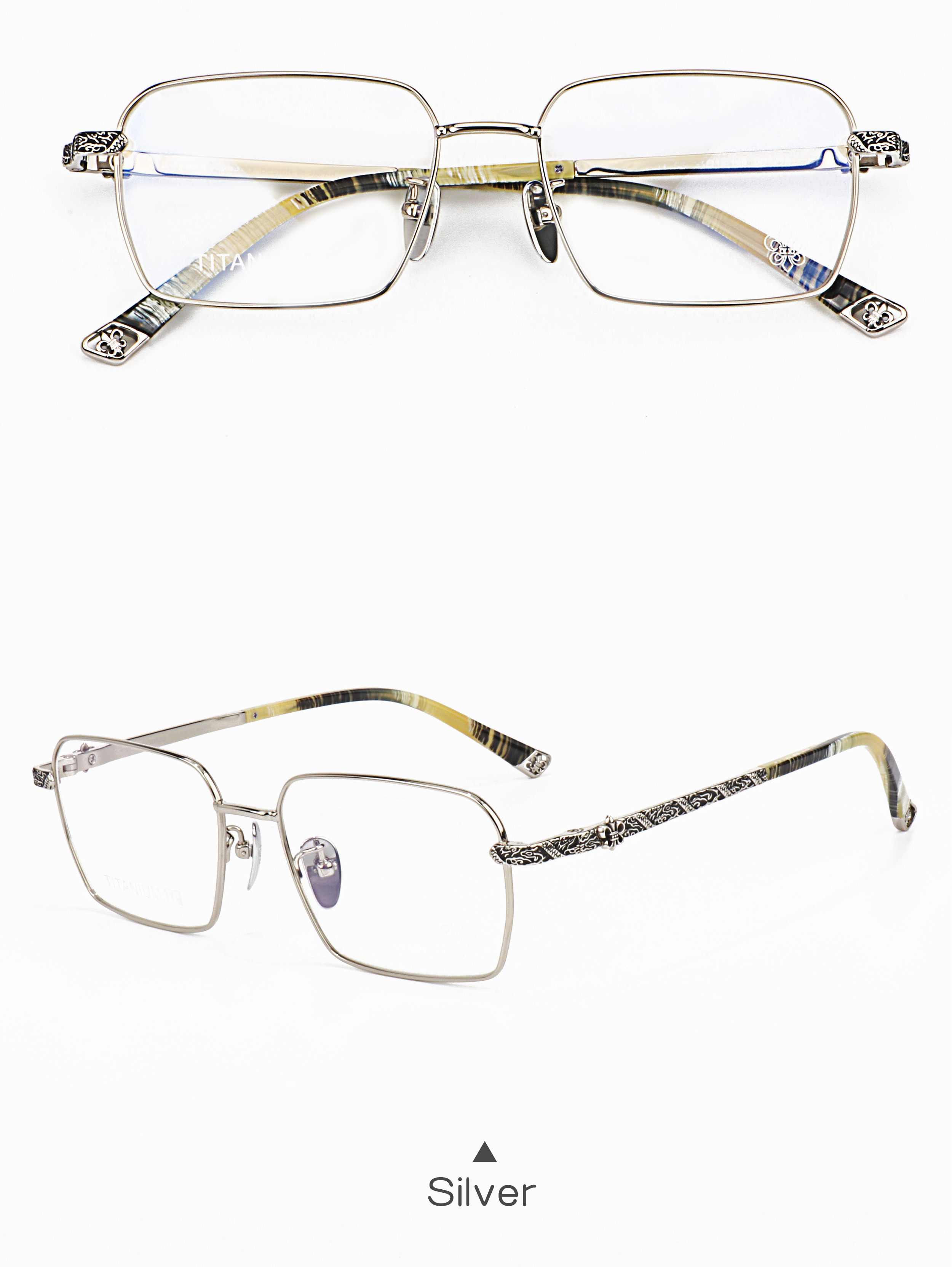 Korean Style Anti Radiation Men Retro Anti Blue Light Reading Prescription Multi Focus Unbreakable Luxury Brand Glasses Holder