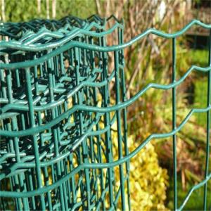 Europe Standard 50x50mm Galvanized+PVC Coated Corrosion Resistant Euro Wire Mesh Fence
