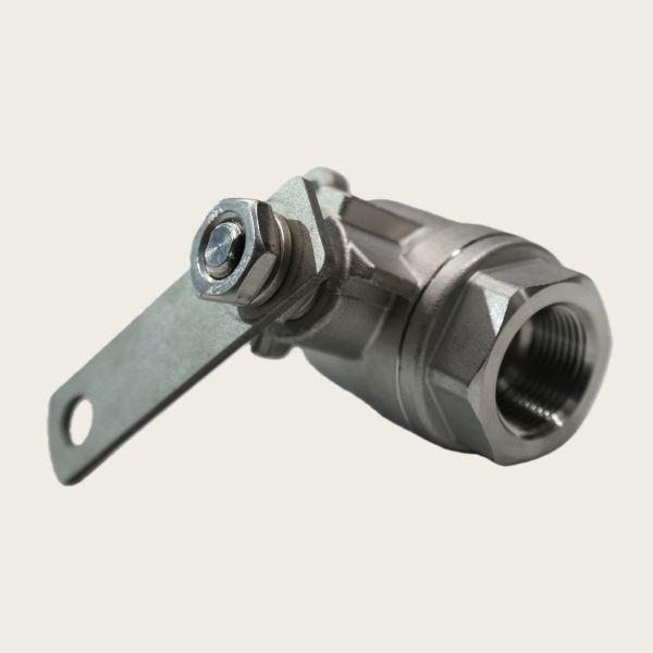 Manual High-Pressure Ball Valve - Safety Switch & Flow Control for Road Sweeper Water Systems