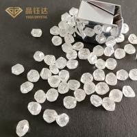 Laboratório sem cortes cru diamantes ásperos cultivados diamantes crescidos de 4carat HPHT para o polonês
