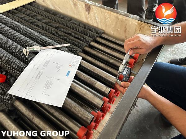HFW Serrated Finned Tubes ASME SA213 T22 With CS Fins For Heat Exchanger Equipment