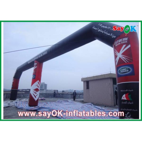 Wedding Arch Decorations PVC Entrance Inflatable Arch , Inflatable Finishing Line Arch Logo Printing
