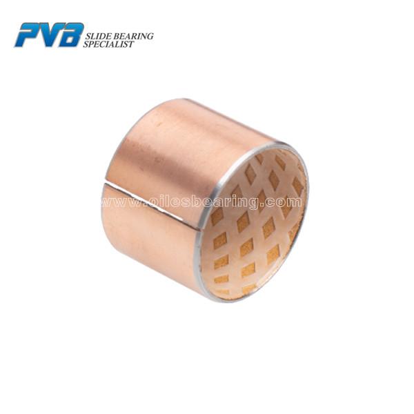 Diamond Oil Pockets POM Bushings Steel Back POM Bearing Boundary Lubricating