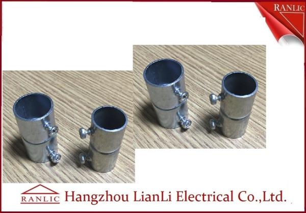 20mm 25mm Steel GI Conduit Screwless Connector Electro Galvanized BS4568