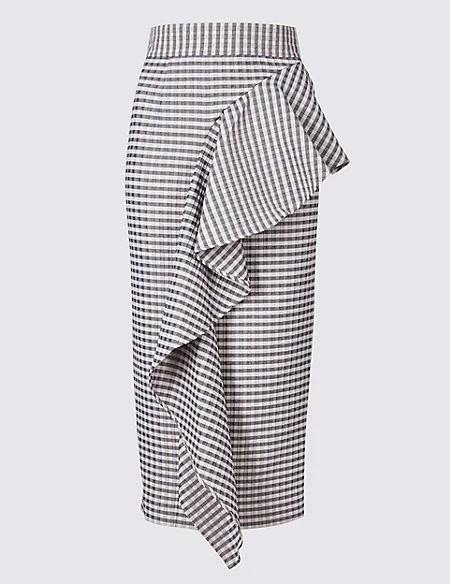 2018 Roupas de moda Rolo de lápis saias senhoras escritório 123123