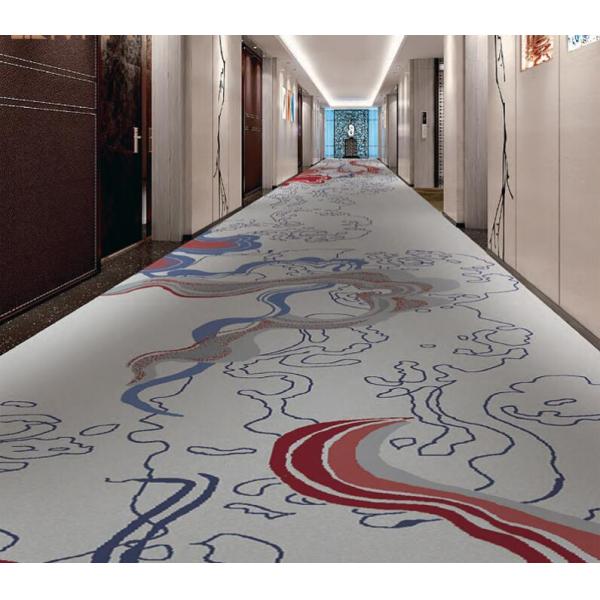 Hotel Full Pave Nylon Commercial Floor Mat Fireproof 4m Width