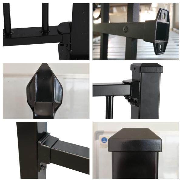 Ограждение из декоративного алюминия с силовым покрытием высота 1,5 м