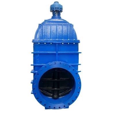 Elastic Seat Gear Worm ANSI Gate Valve Flange Connected Large Diameter