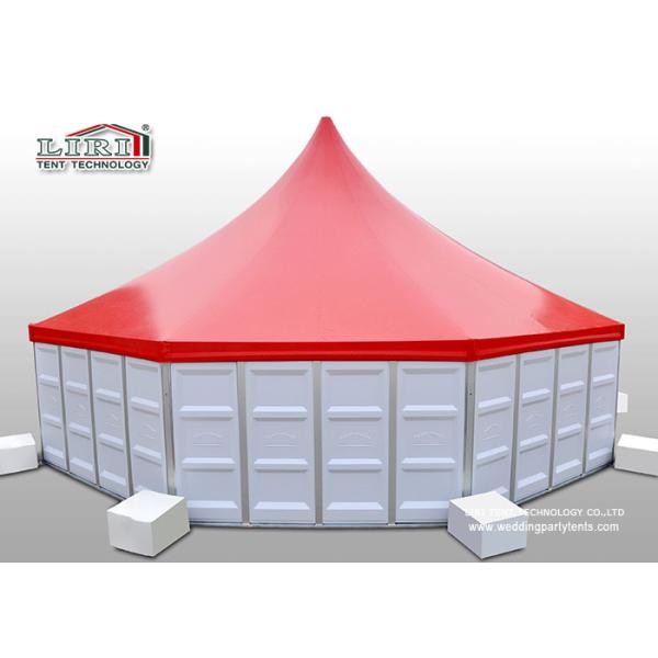 Коммерчески шатер сени PVC белизны, емкость 2000 изготовленных на заказ шатров торговой выставки большая