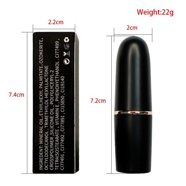 OEM Private Label Waterproof Moisture Lipstick 2.5g 24hrs Long Lasting Lipstick