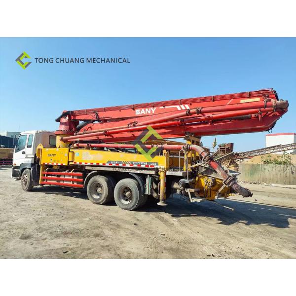 В Sany тяжелая индустрия 2010 37 измеряет тележку конкретного насоса Isuzu подержанную