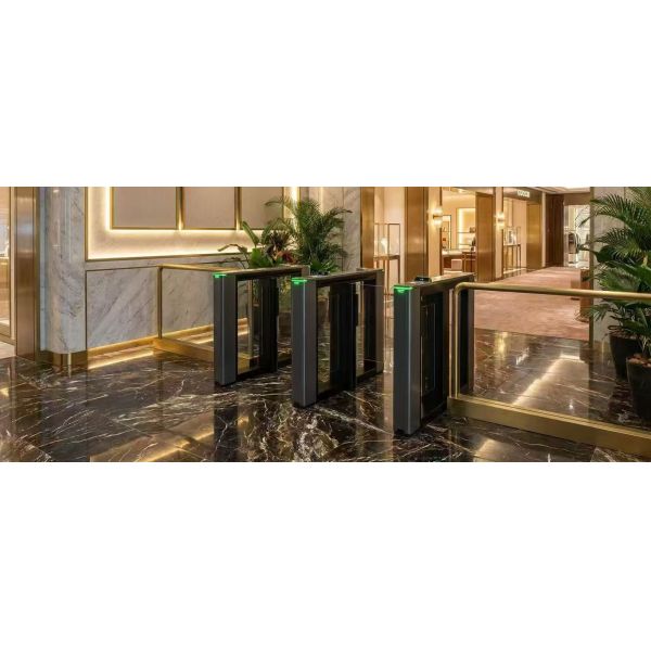 High Speed Automatic Turnstile Swing Barrier Gate Access Control System for Plaza