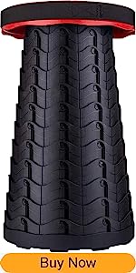 Retractable Folding Stool, Collapsible Telescoping Foldable Stool For Adults For Outdoor Fishing Hiking Gardenin