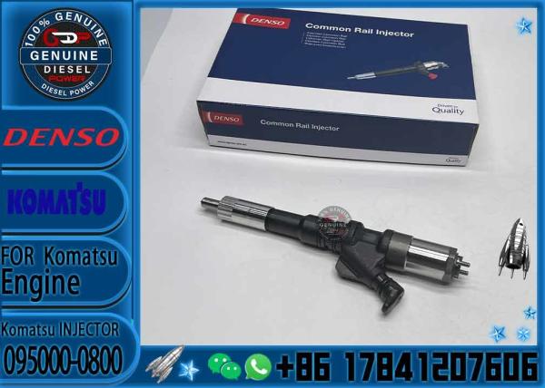 Injecteur de carburant diesel commun 095000-1211 6156-11-3300 095000-1210 095000-0800 095000-0801 pour Komat-su PC400-7 PC450