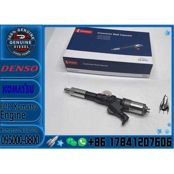 Diesel Fuel Common Rail Injector 095000-1211 6156-11-3300 095000-1210 095000-0800 095000-0801 for Komat-su PC400-7 PC450