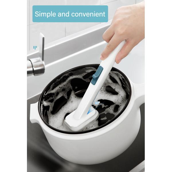 Limpeza profunda Borracha de panela de cozinha fácil de usar Borracha de panela descartável