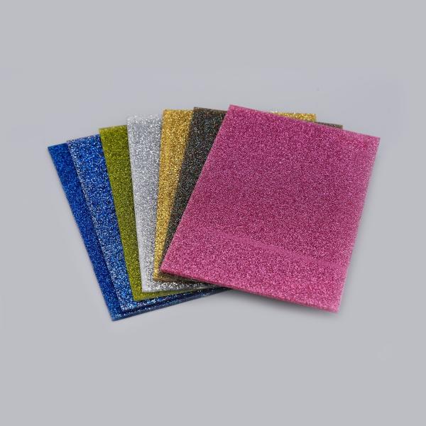 Custom Shining 1220x2440mm Marble Glitter Acrylic Sheet Color Board Plate
