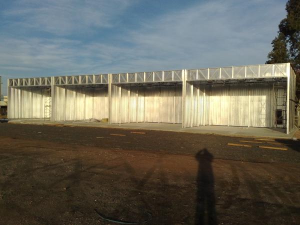 All aluminum fully automatic  lumber drying kiln for hardwood and softwood drying