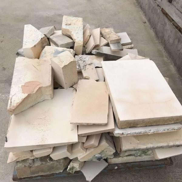 Vault Bricks AZS Used Refractory Bricks with SiC Content 1.2-1.4% and Little MgO Content