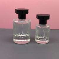 Listra vertical do tampão redondo sextavado do atomizador 50ml da garrafa do pulverizador de perfume 30ML