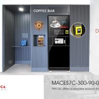 Machines à café commerciales au détail avec écran tactile 15A