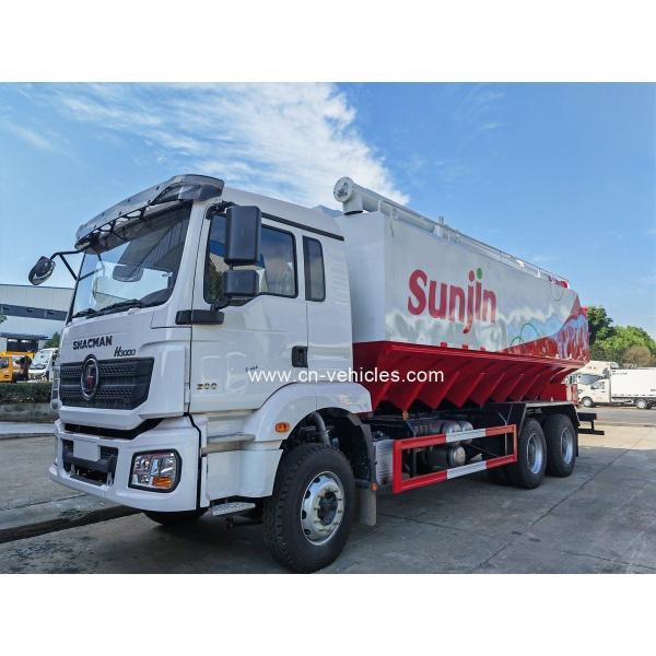 Shacman H3000 Transport Feed Truck Stainless Steel Material