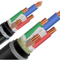 Halogênio do fumo da bainha da classe 2 10mm2 LSZH cabo livre N2X2Y do baixo para projetos prendendo elétricos