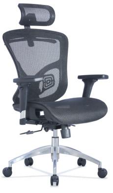 Aluminum Alloy Legs Mesh Staff Chair PP Cushion 60mm Castor