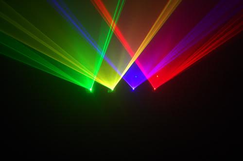 Four Heads Full Color Laser Stage Light Beam Effect Professional DJ Equipment