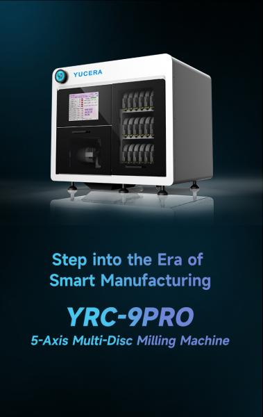 YUCERA Dental CAD/CAM Automatic Switching 18 Tray 5+4-Axis Carving and Milling Machine for Dental Lab YRC-9 Pro Milling Machine