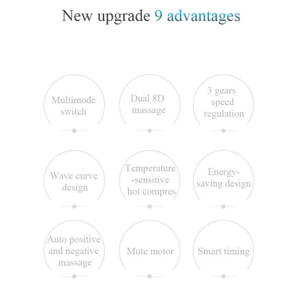 Infrared Heated Neck Massage Pillow Magnetic Therapy For Health Care Relaxation