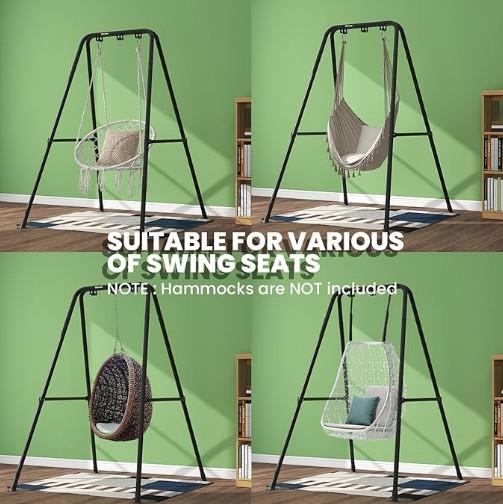 Up To 80kg Weight Capacity Wide Hammock With Stand For Ultimate Relaxation