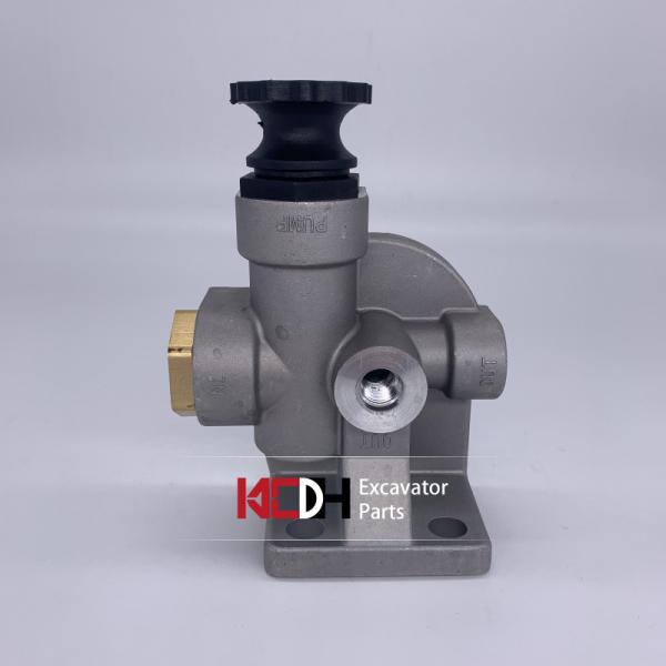 Основание ручного масляного насоса фильтра топлива частей P502463 экскаватора Kobelco SK200-8 алюминиевое, соответствующее для собрания воздушного фильтра