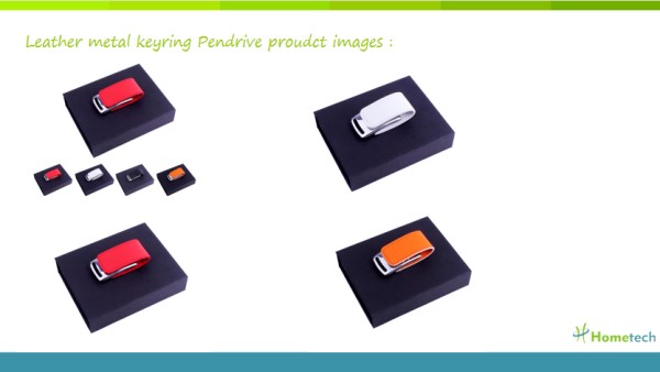 Commande Pendrive 16GB 32GB 64GB d'instantané de bâton de mémoire d'USB de cuir de logo de client