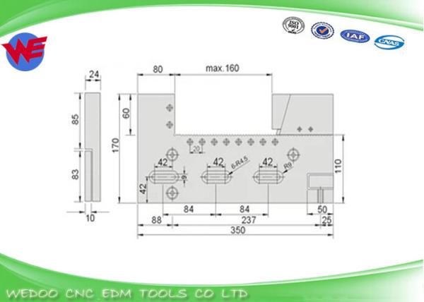 SV280-100mm 120MM SV280-150mm Jig Holder Clamps Fixture Wire EDM CNC Steel Vise