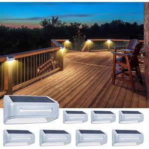 Солнечные наружные водонепроницаемые садовые огни ландшафтные огни светодиодные ограждения