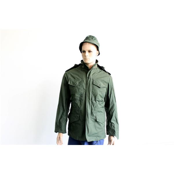Men Alpha M65 tactical Jacket With Hood Army Green Color