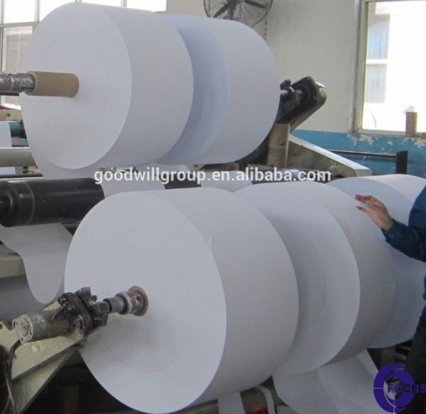 A impressora 100% térmica de polpa de madeira do Virgin Paper Jumbo Paper rola o papel térmico do recibo