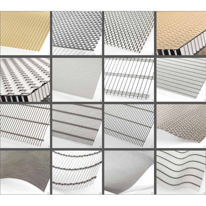 GKD METAL FABRICS 09.PC-Futura 3110 10.PC-Sambesi 450 11.PC-Tigris 12.Baltic 25.Escale 5x1 26.Escale 7x1 27.Licorne 18i 28.Licorne 13a 29.Licorne 24a 30.Licorne 26i