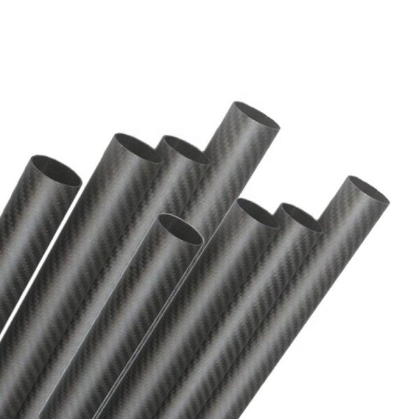 200 Degree Heat Resistant Carbon Fiber Rod 3k Twill Curved Tube Connectors for Market