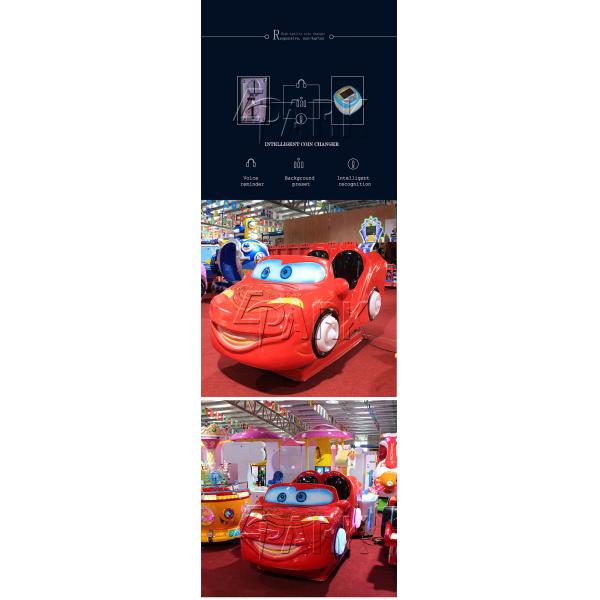 Car Mobilization Red Children 'S Coin Operated Rides With Touch Screen