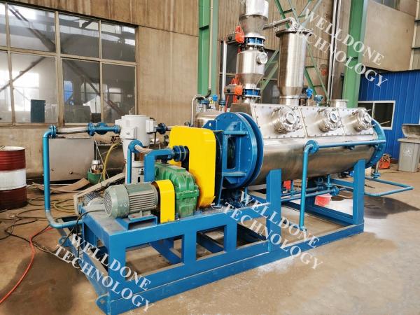 Secador de disco de vacío tubular ISO10004 85KW  Control remoto de la cámara