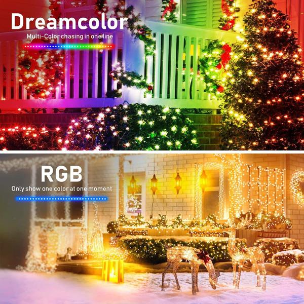 RGB Colorful Light String USB Colorful Light LED Christmas Tree Light Strip with Agi32 Layout and 1-