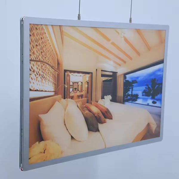 Aluminum Ultra Slim Crystal Light Box Snap Clip Advertising Backlit Poster Frame Light Boxes