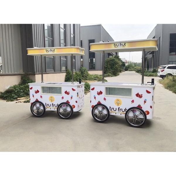 Gelato Ice Cream Push Cart /freezer vending machine /display freezer