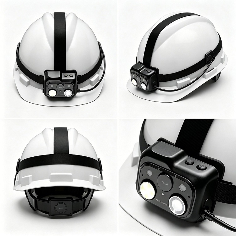 4G Smart Safety Helmet Camera with Real-Time Video Ptt with Cloud Platform