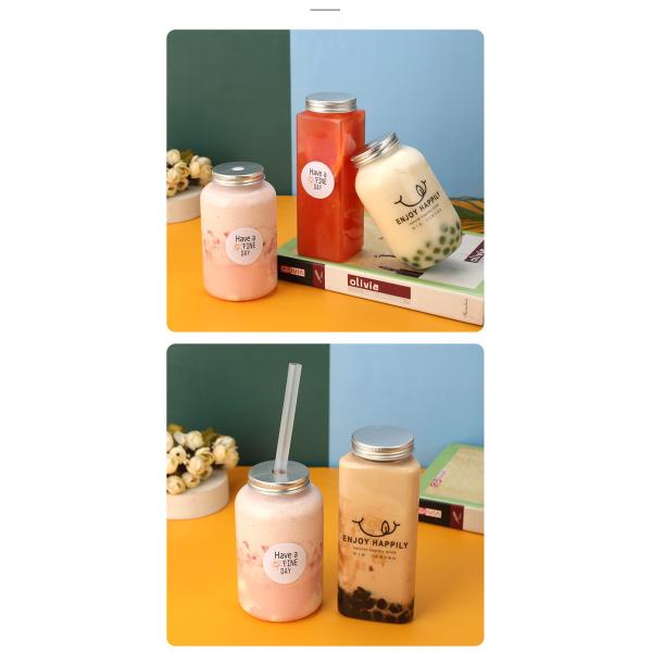 Eco-Friendly PET Plastic Cup for Milk Tea Shop Capacity Under 100mL No Logo Printing Suitable for Milk Tea Beverages Juice