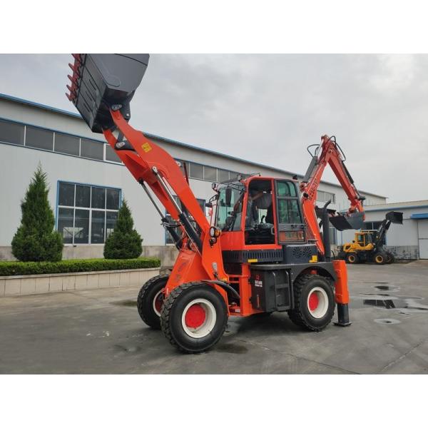 4x4 Backhoe Loader 8ton Backhoe 79kW Engine Backhoe With Quick Coupler Multifunction Backhoe