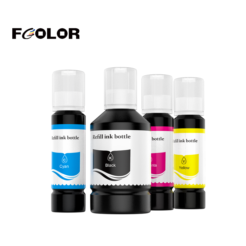 Fcolor Premium High Quality Generic Inks for Epson 544 504 502 512 Refill Dye Ink