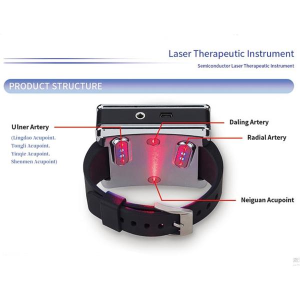 Не- инвазионное отсутствие прибора терапией запястья терапией лазера побочного эффекта низкоуровневого